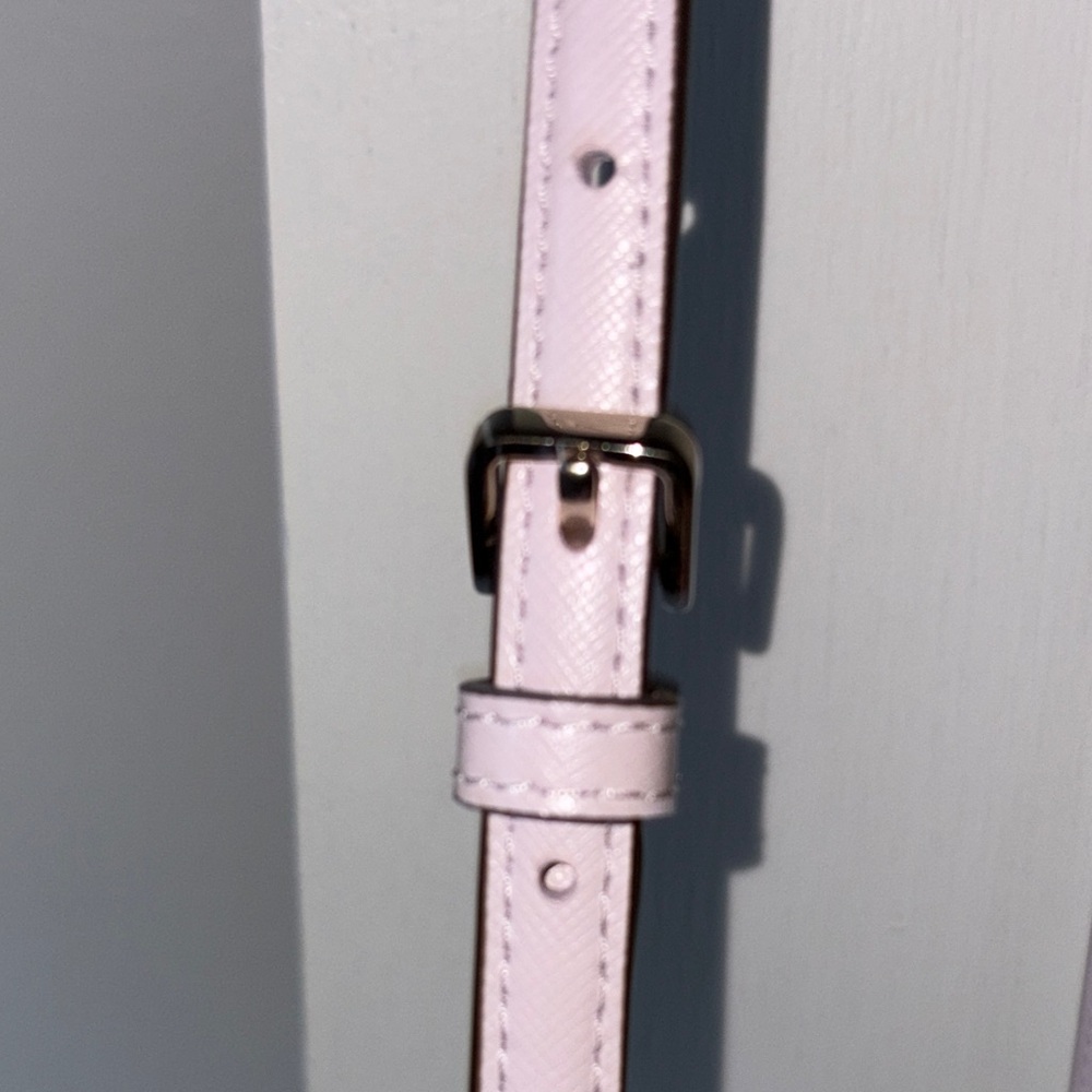 Kate Spade Crossbody Bag & Wallet Set • Light Purple Lilac Leather - Picture 6 of 8
